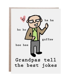 Carte grand-père, carte grand-père, fête des pères, carte fête des pères, blagues grand-père