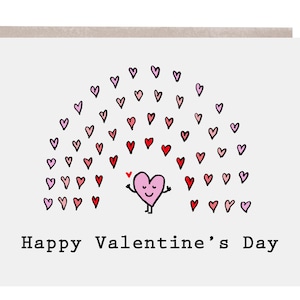 Valentine, Valentine's Day Card, Love Card, Friend Valentine, Rainbow Valentine