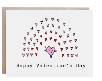 Valentine, Valentine's Day Card, Love Card, Friend Valentine, Rainbow Valentine