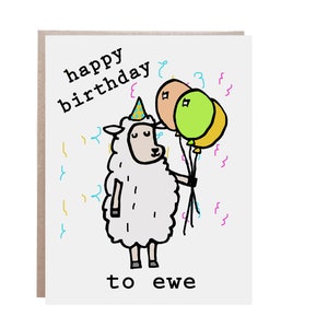 Cartão de aniversário, cartão de feliz aniversário, cartão de aniversário com trocadilhos
