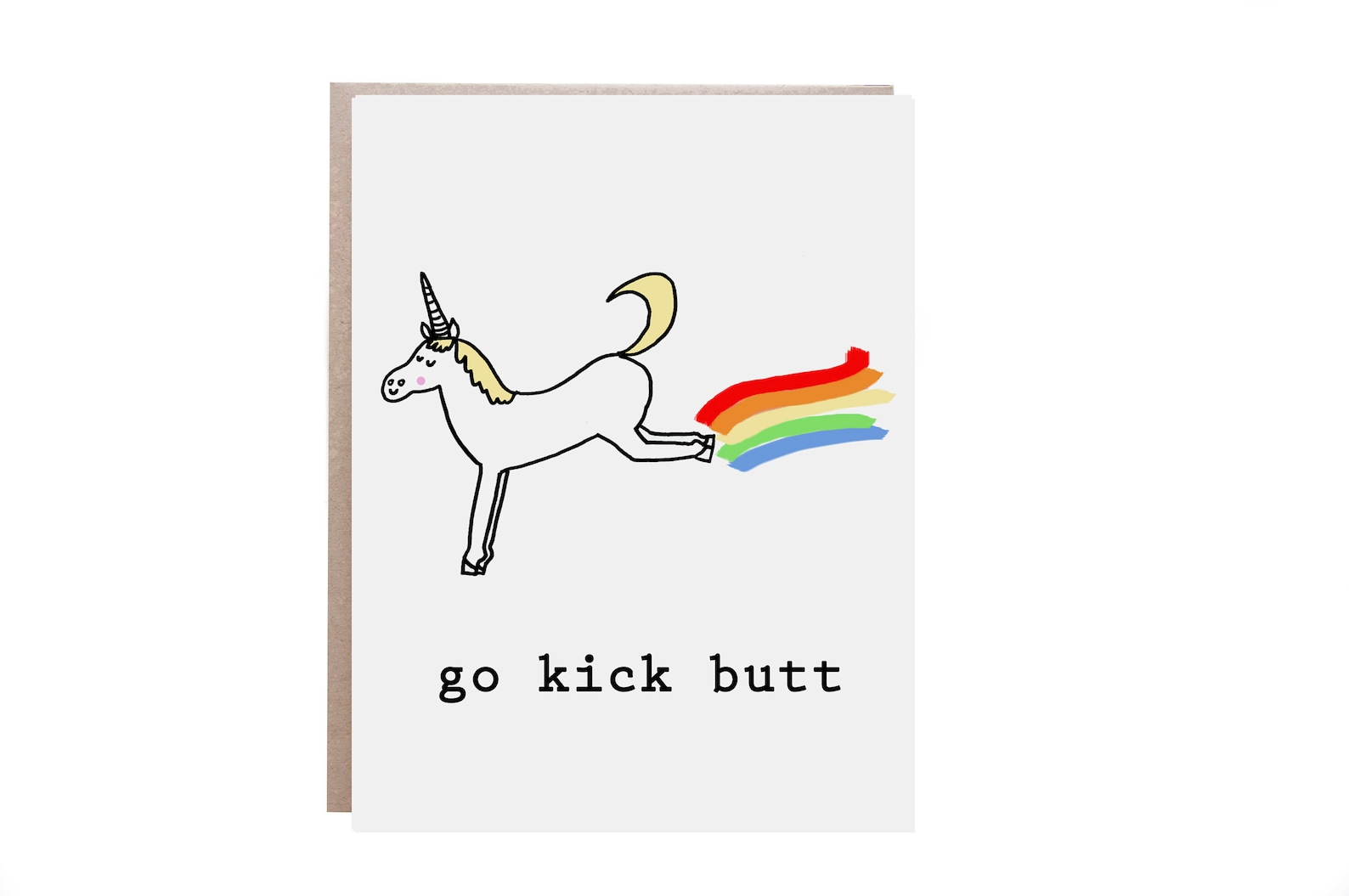 Encouragement Card Good Luck Unicorn Card Congratulations Etsy UK