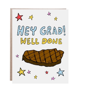 Graduation Card, Funny Graduation Card, Well Done