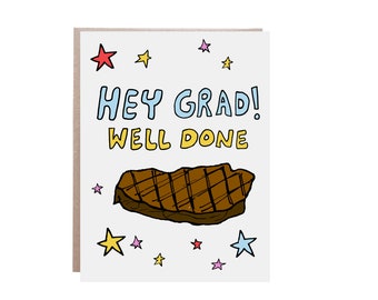 Graduation Card, Funny Graduation Card, Well Done