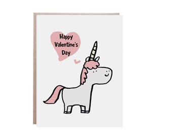 Valentine, Valentine's Day, Girl Valentine, Unicorn Valentine