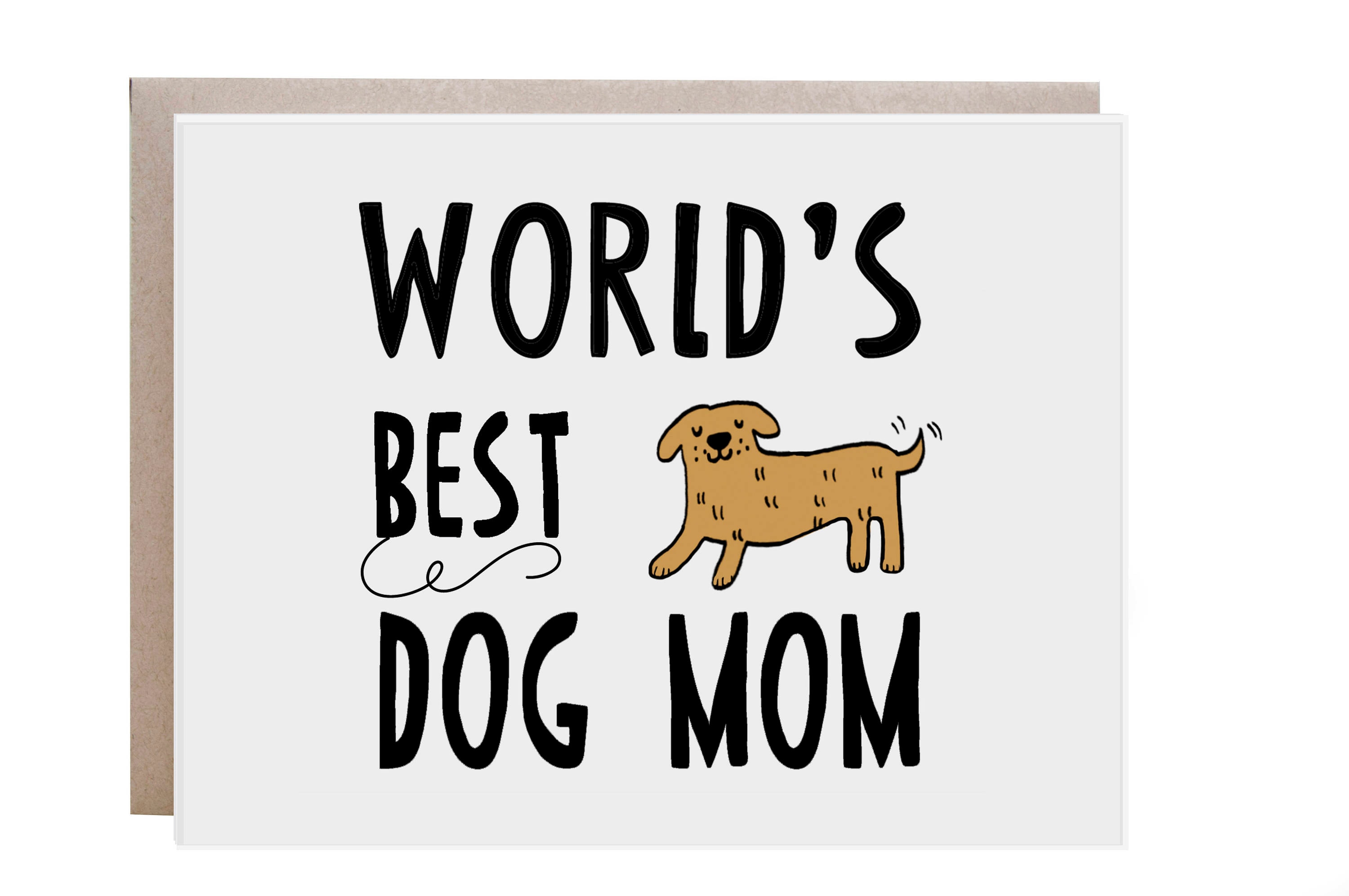 Dog Mom Card Dog Mother's Day Card Dog Card Custom Etsy