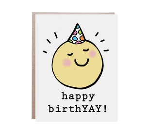 Süße Geburtstagskarte, Süße Geburtstagskarte, Happy Birthday Karte, Geburtstagskarte