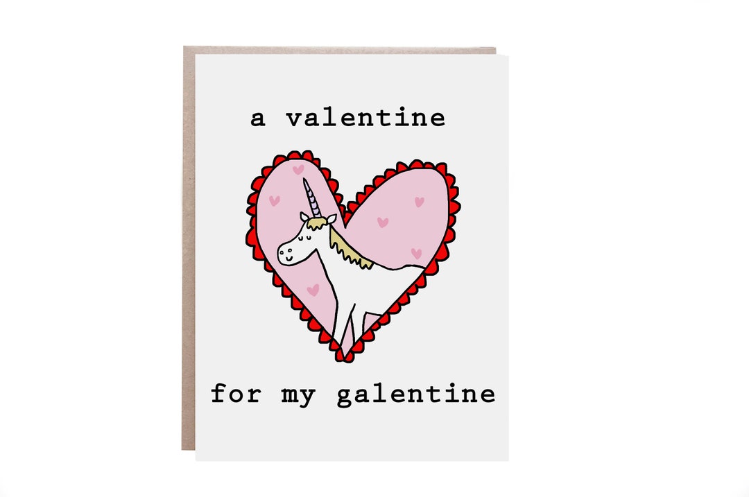 Galentine, Valentine for Friend, Galentine Card, Valentine's Day Card
