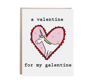 Galentine, Valentine for Friend, Galentine Card, Valentine's Day Card