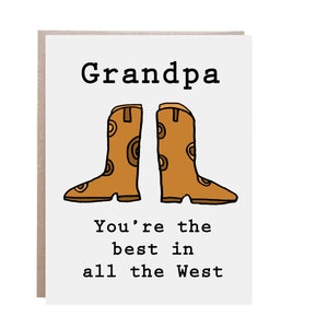 Father's Day Card, Grandpa Card, Grandfather Card