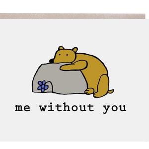 Tarjeta de "Te extraño"