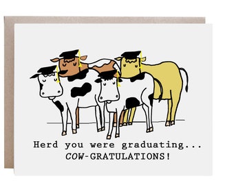 Graduation Card, Congratulations on Your Graduation, Pun Card, Pun Graduation