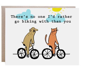 Bike Card, Mountain Bike, Love Card