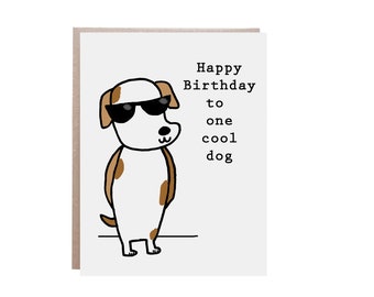 Birthday Card for Dog, Happy Birthday to Dog, Pet Birthday Card, Dog Birthday Card, Dog Birthday