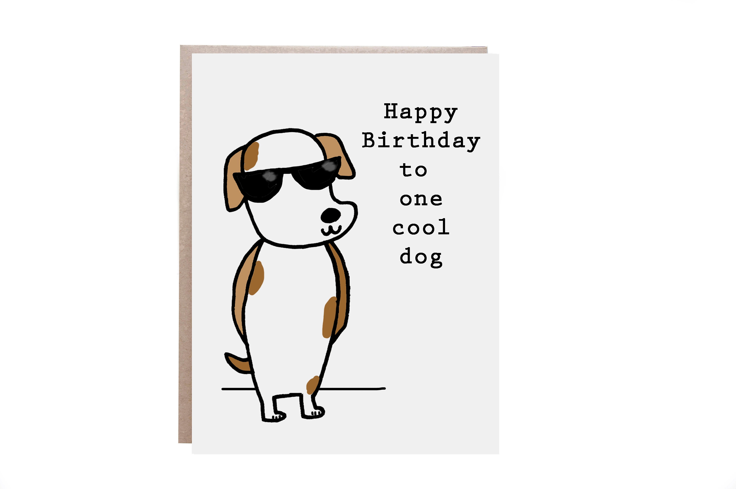 Birthday Card for Dog Happy Birthday to Dog Pet Birthday Etsy Singapore