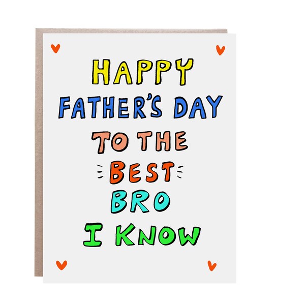 Brother Funny Fathers Day Card - Etsy
