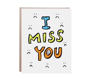 Miss You Card, Social Distance Card, I Miss You Card, Sad Card, For Boyfriend, For Girlfriend