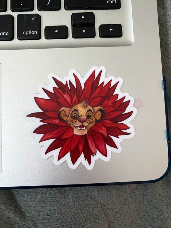 Le Roi Lion Simba Leaf Mane Autocollant Vinyle Etsy France