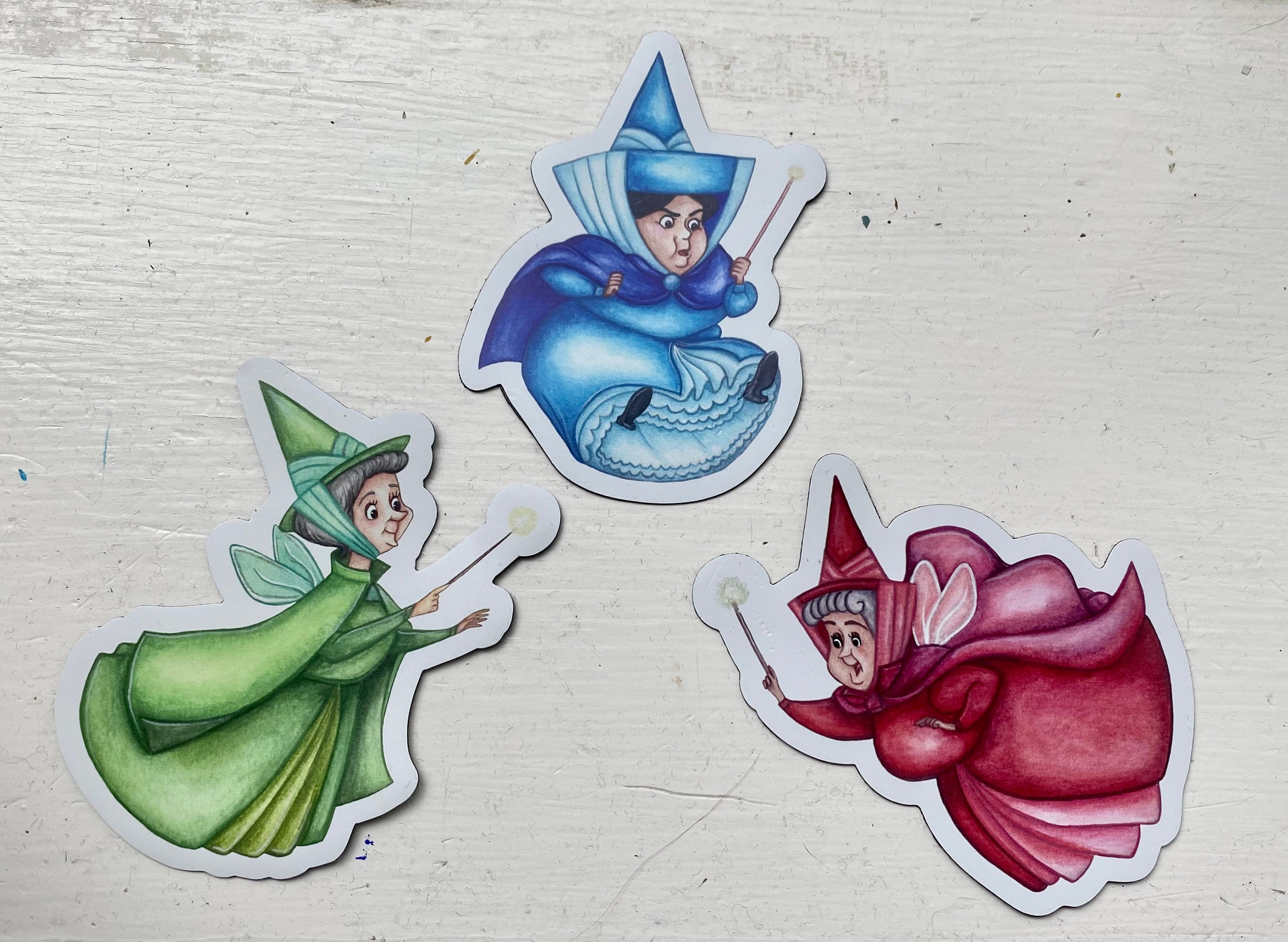 Hadas de la Bella Durmiente Imanes de la flora, la fauna y las hadas de  Merryweather