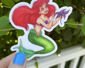 Disney’s The Little Mermaid - Ariel Vinyl Sticker - 3 inch