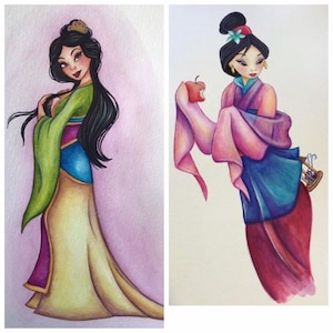 Disney’s Mulan - Watercolor Painting - PRINT