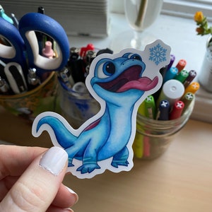 Disney’s Frozen 2 - Bruni - Vinyl Clear 3 inch Sticker
