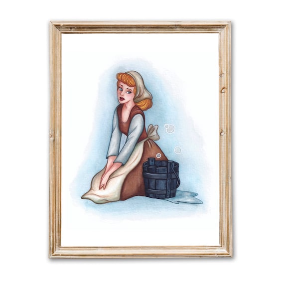 Cinderella Cleaning With Animals