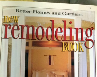 Vintage Better Homes and Gardens Remodeling book, 1998