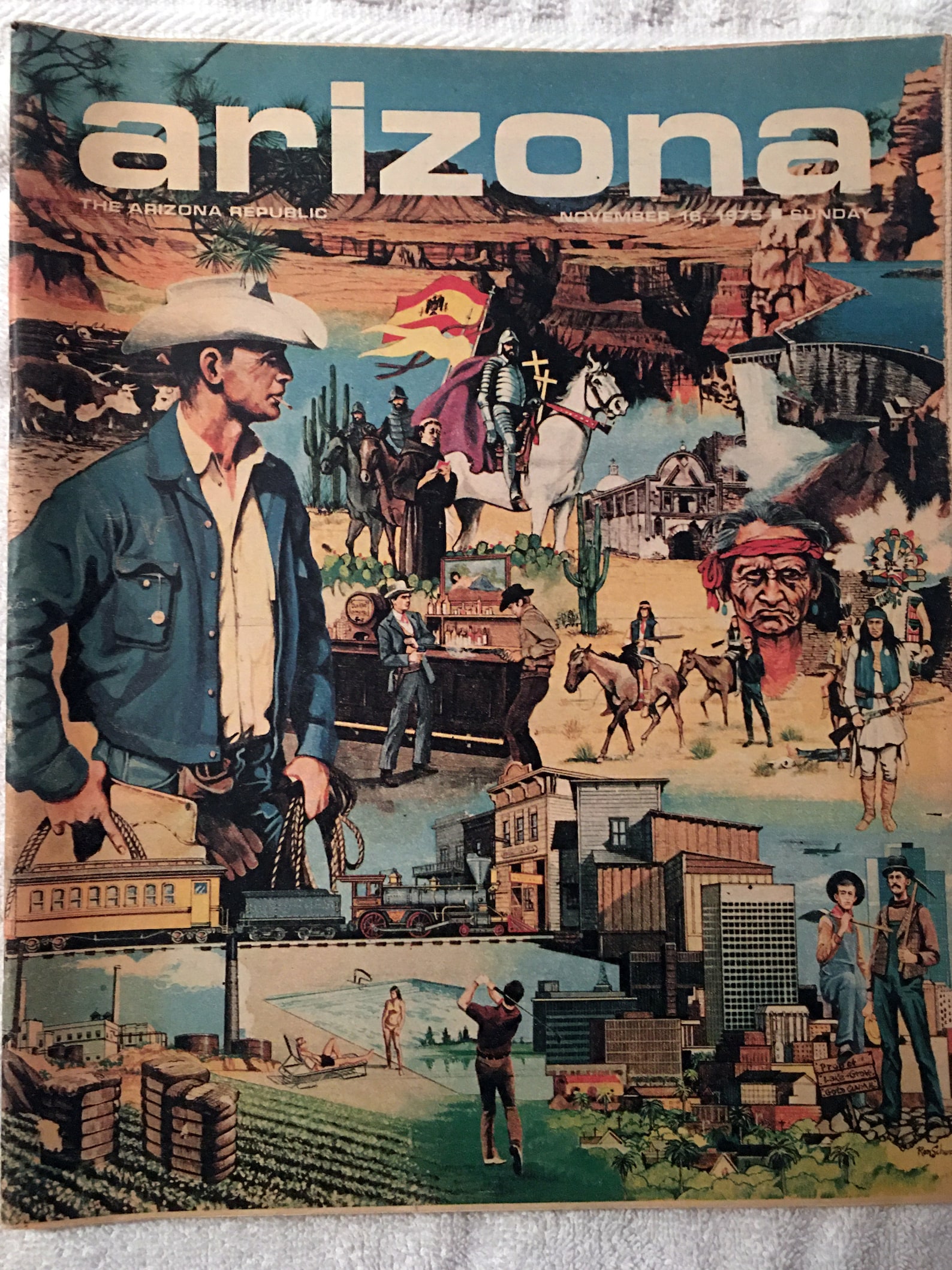 Vintage Arizona Magazine from the Arizona Republic November Etsy