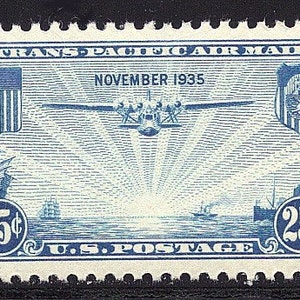 Für den Sammler...1935 China Clipper Luftpost Set 3 Marken.  Scott Katalog #C20-22