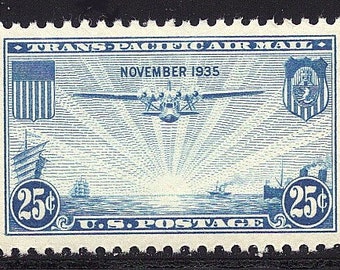 For the Collector ..1935 China Clipper Airmail Set of 3 stamps.  Scott catalog #C20-22