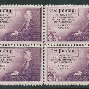 Vintage Unused US Postage Stamp 3c MOTHER's DAY stamp of 1934.. Pack of 10 image 2