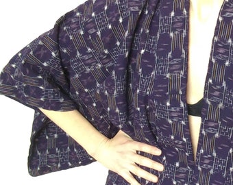 Vintage Mid-Century Purple Kimono