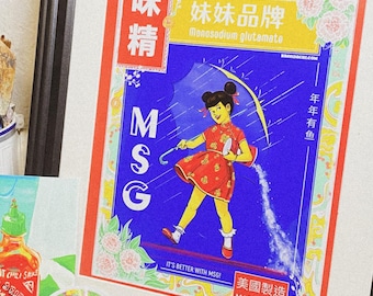 MSG Girl Print + Postcard