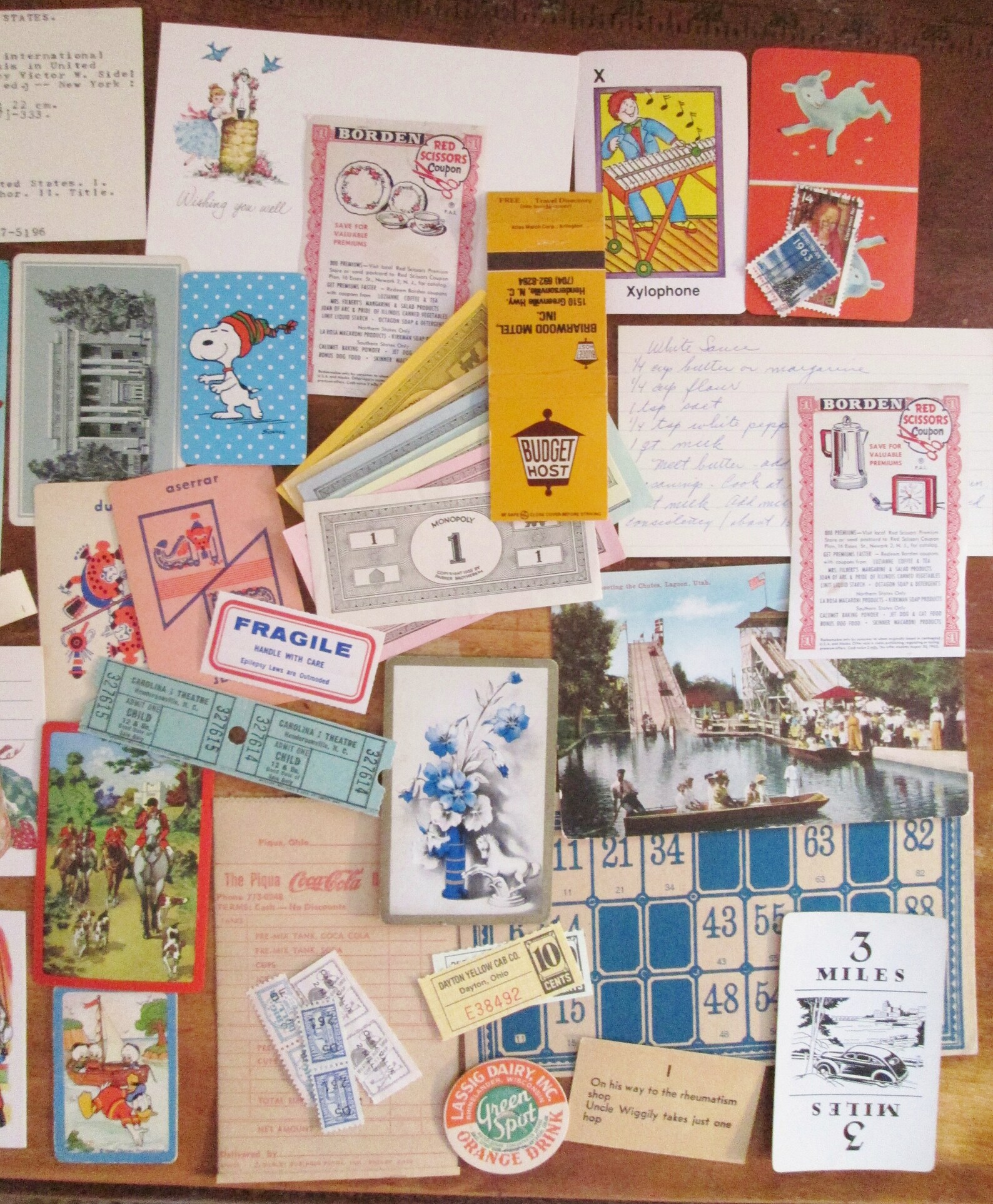 Vintage Paper Ephemera Pack 50 Piece Grab Bag of Small Vintage Etsy