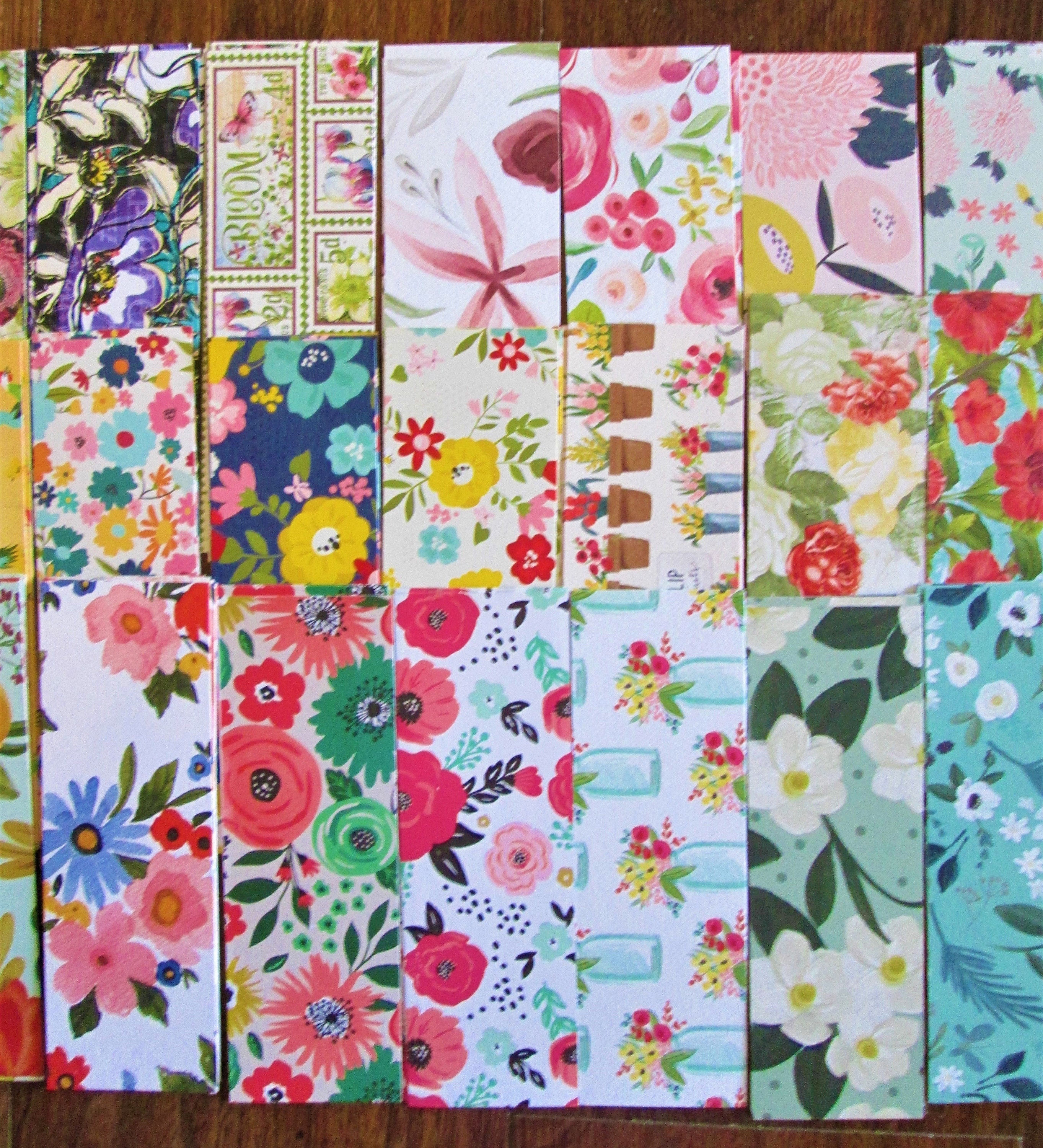 Cardstock Scrapbook Paper 100 Cut Patterned Paper Pieces Etsy