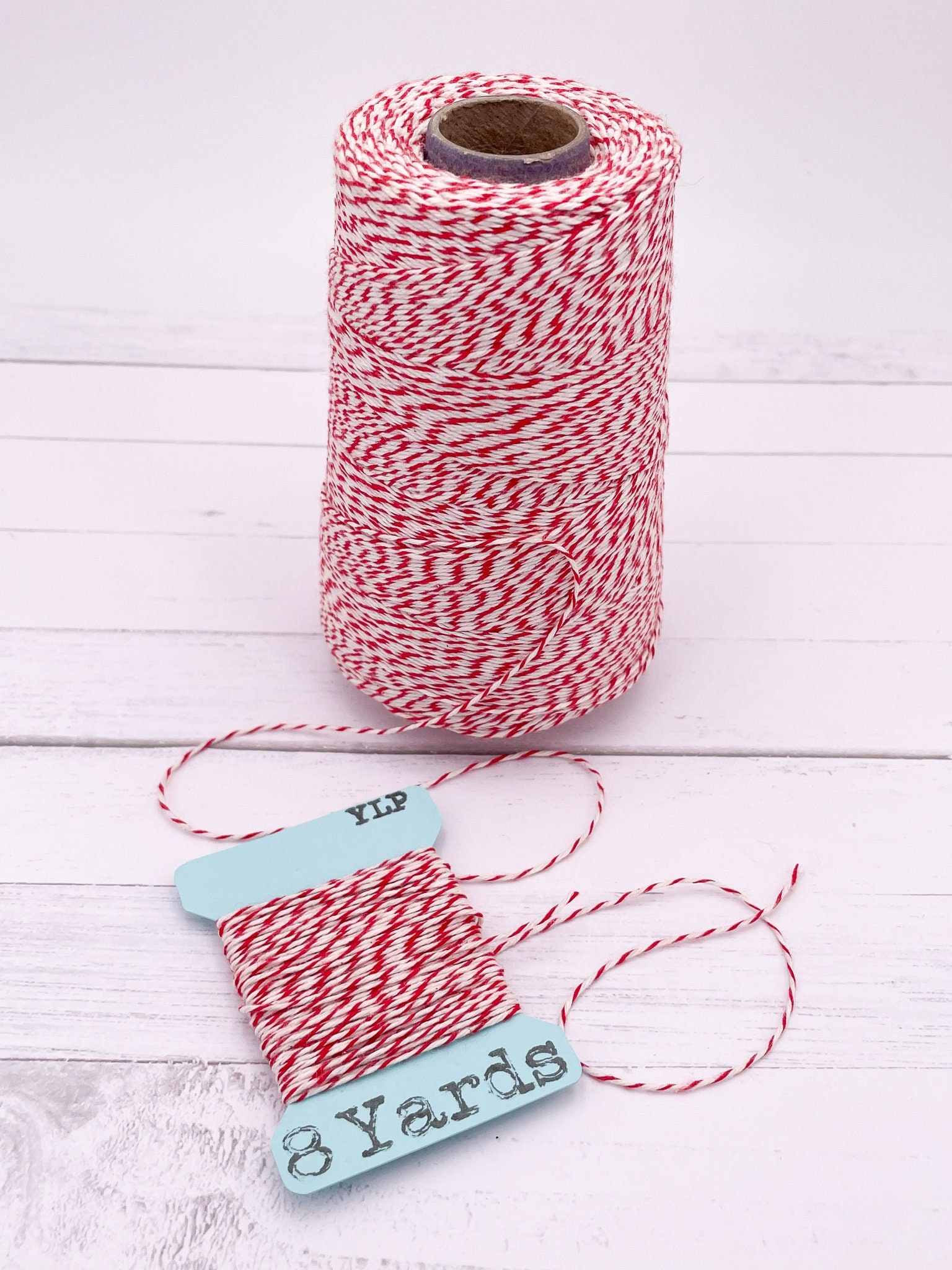Fine Red and White Baker’s Twine