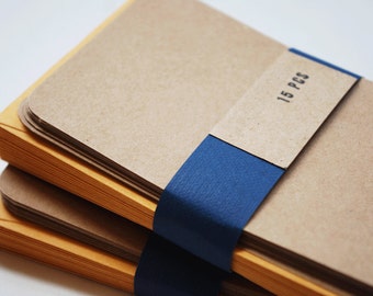 Kraft and Mustard Cards