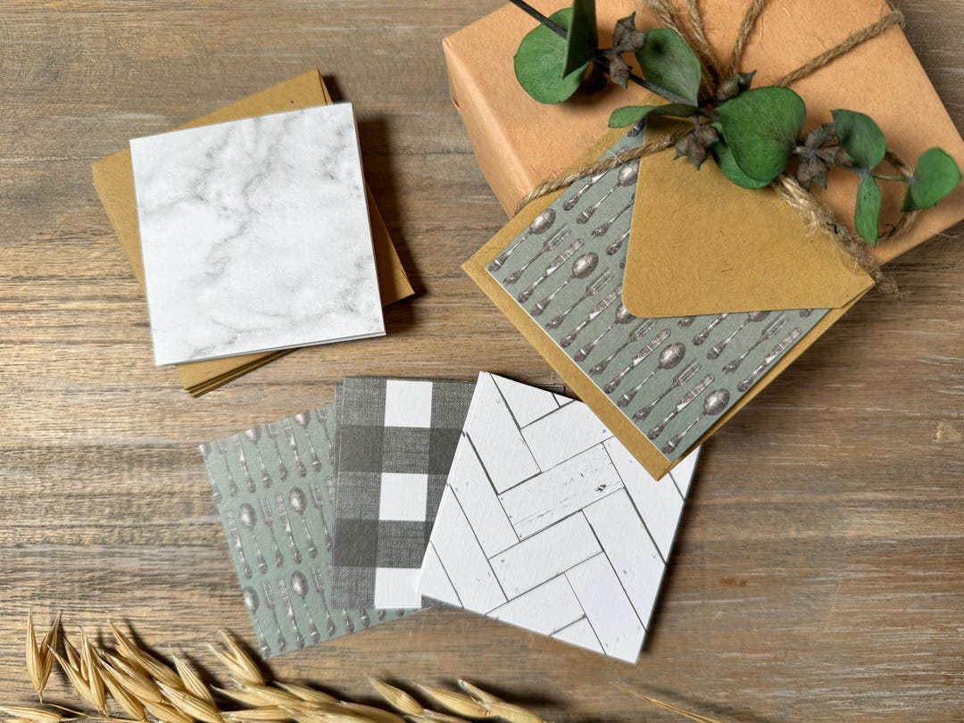 Farmhouse Mini Cards Set of 8 - Etsy