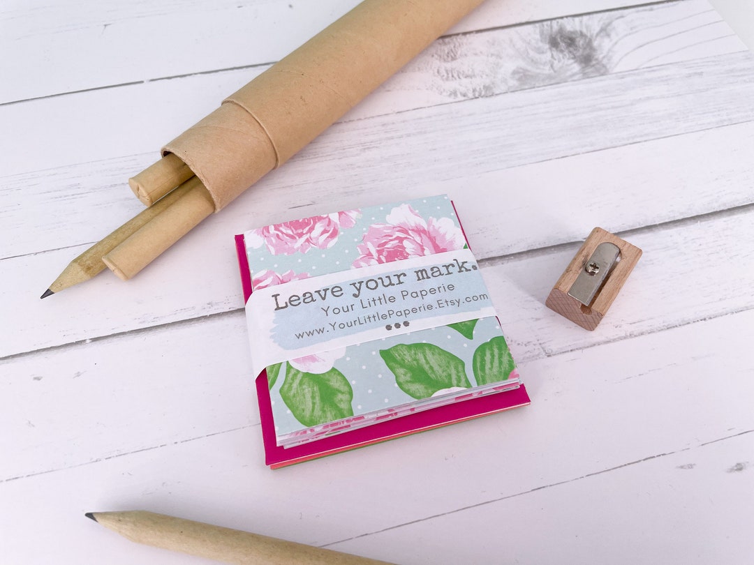 Bright Rose Mini Cards Set of 8 - Etsy