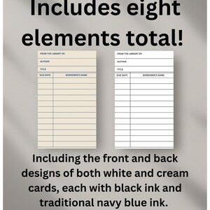 Editable Library Card Insert Editable Library Card Template: Vintage Wedding Seating Chart (digital ...