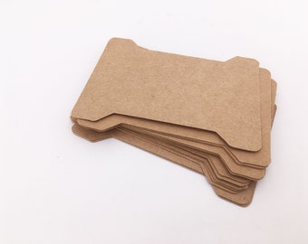 Kraft Bobbin Tags