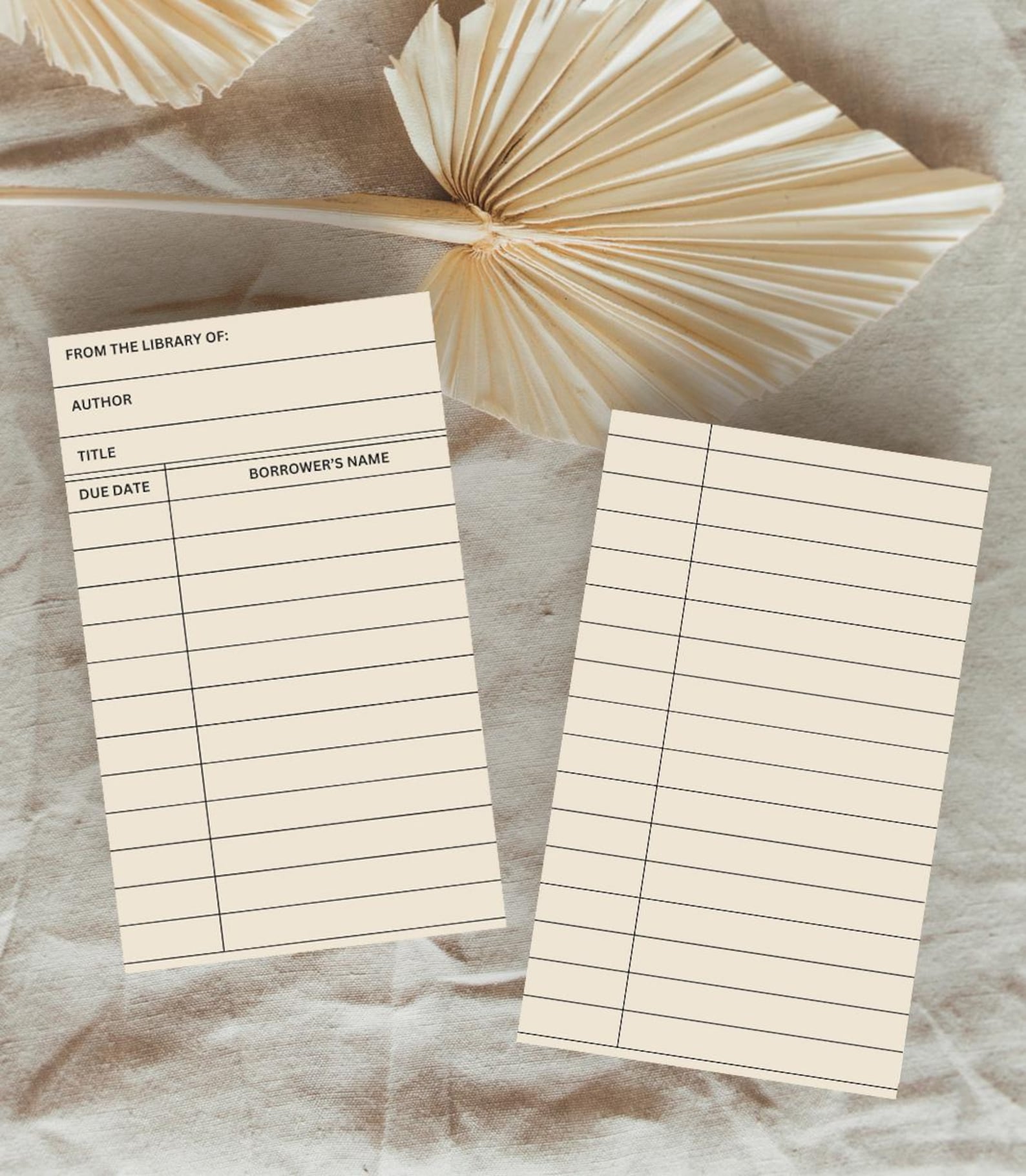 Editable Library Card Insert Editable Library Card Template: Vintage Wedding Seating Chart (digital ...
