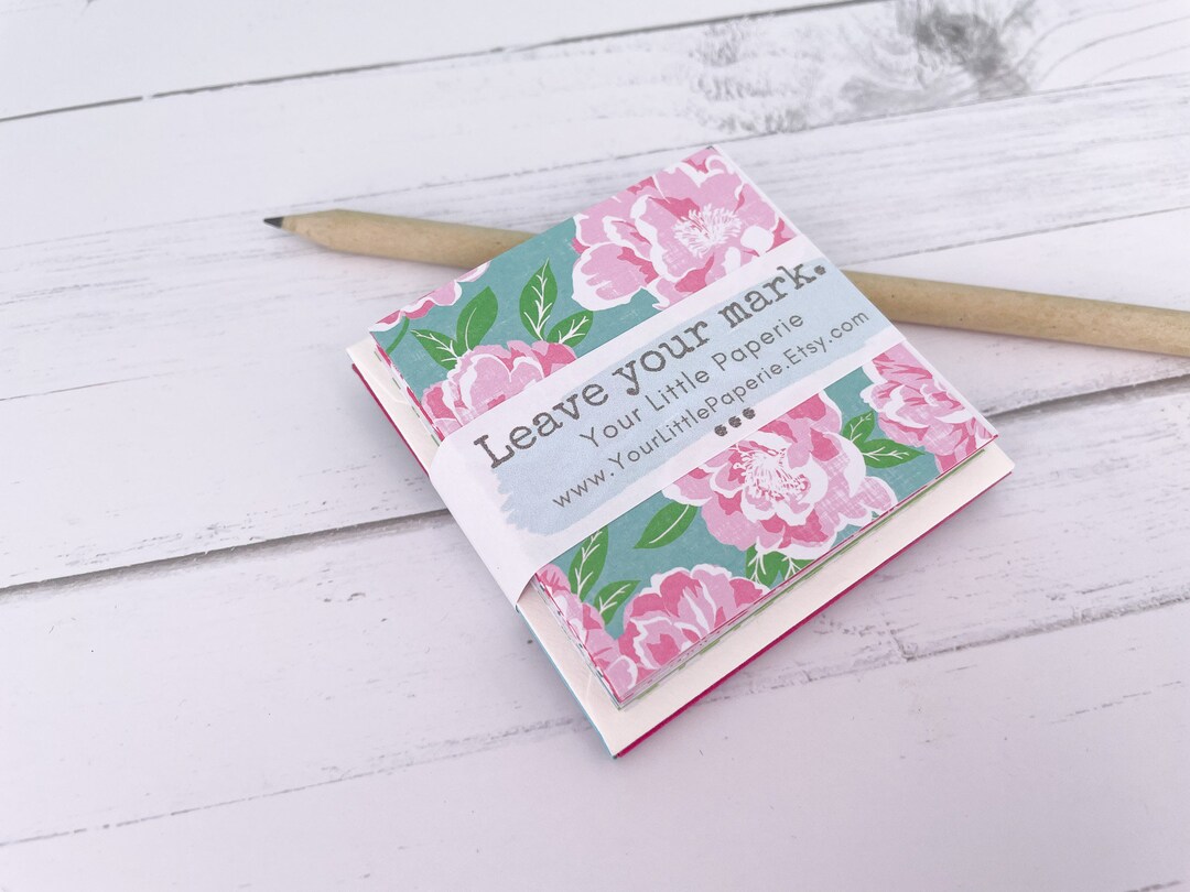 Lime Teal and Fuchsia Mini Cards Set of 8 - Etsy
