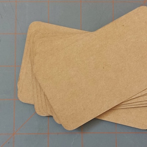 Tarjetas de recinto de Kraft Shop