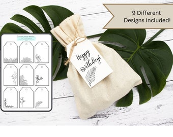 Flora Printable Gift Tags