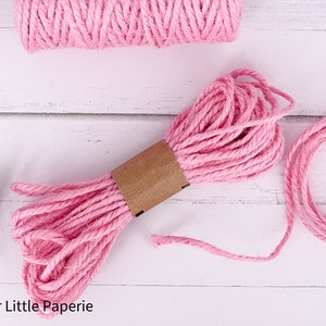 Corda di iuta grezza rosa primavera LIMITATA