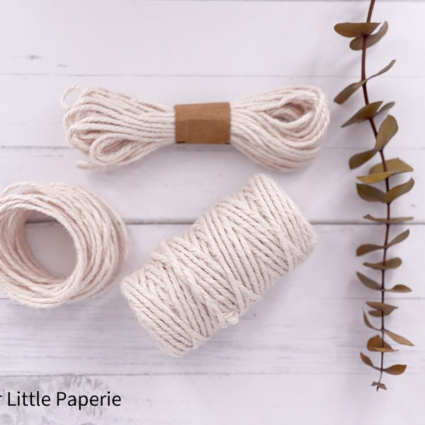 LIMITED White Rough Jute Rope