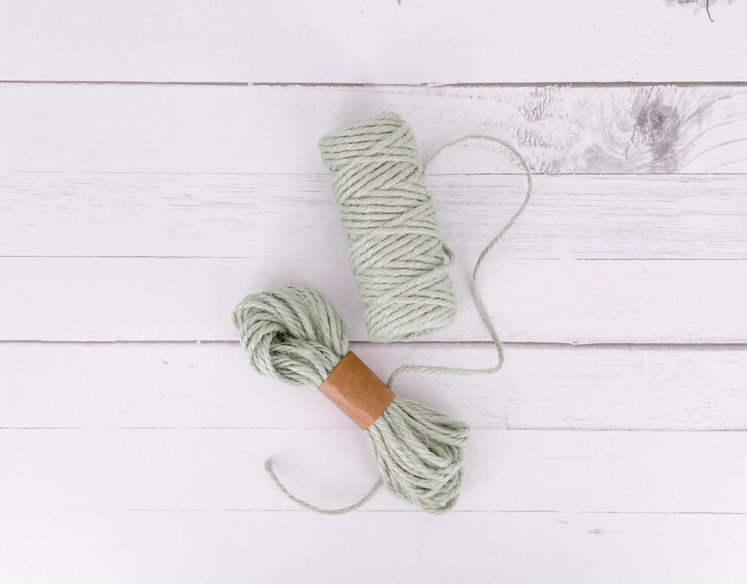Pastel Roping DISCONTINUED Pastel Mint Green Rough Jute Rope - Etsy