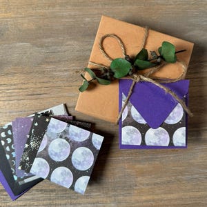 Set di 8 mini carte Space Galaxy