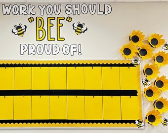 Bumble Bee Bulletin Board- Cut Files